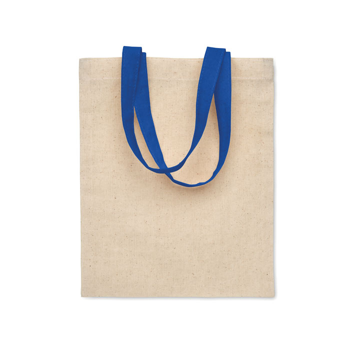Petit sac en coton 140 gr à personnaliser CHISAI Bleu royal